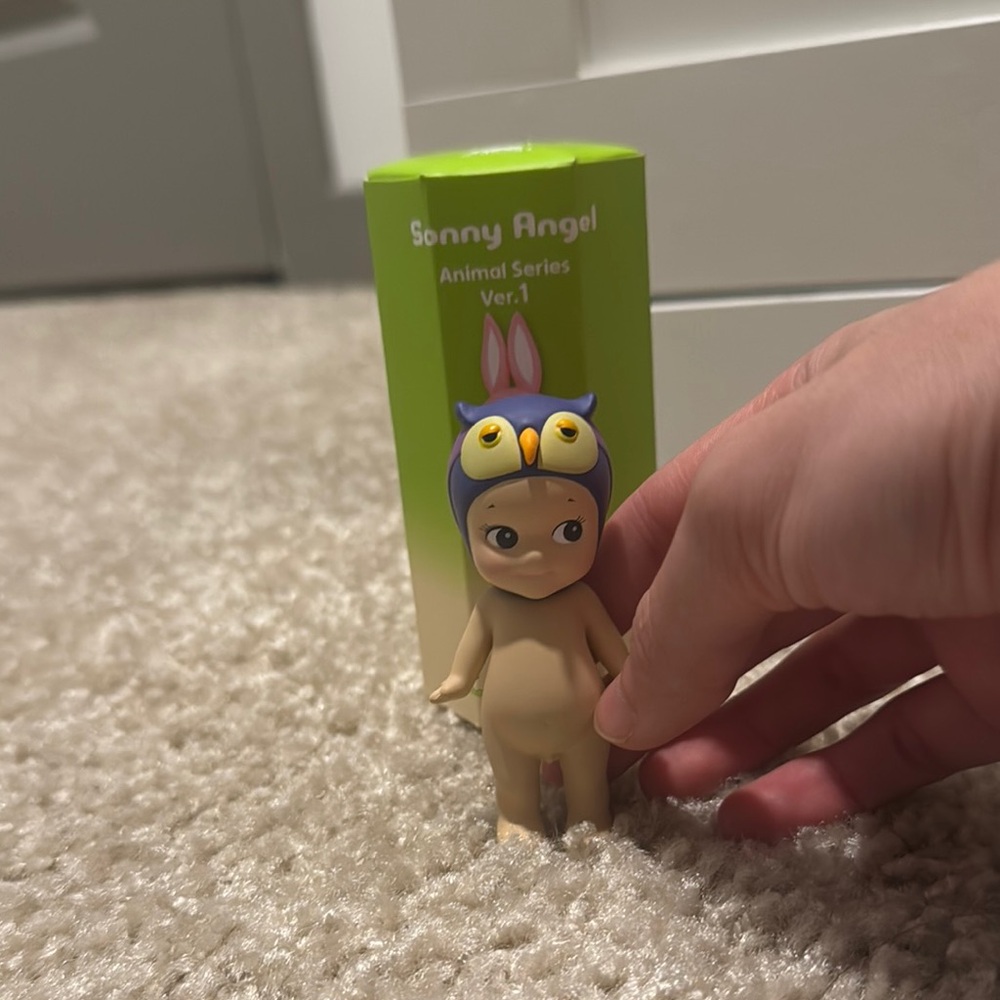 Sonny Angel Figure with Purple Hat